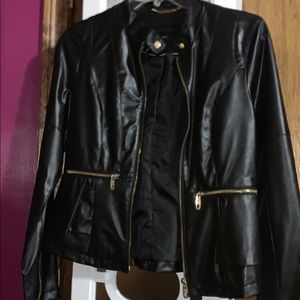 Steve Madden Peplum Moto Jacket